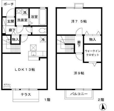 ルーチェ東水元の物件間取画像